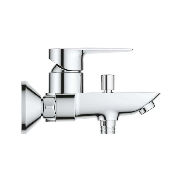 23605001 Bau Edge Yeni Tek Kumandalı Banyo Bataryası, Krom ürün görseli 1