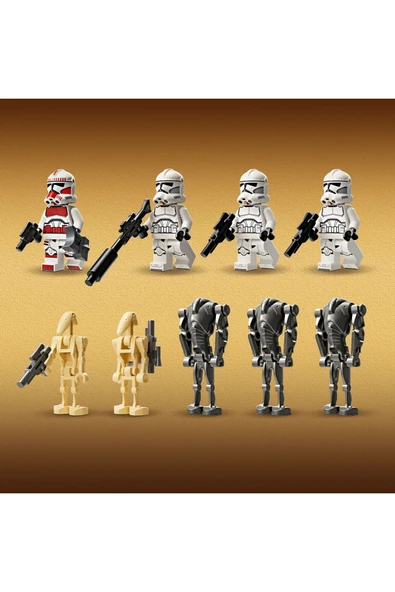 PTTAVM LEGO Star Wars Klon Trooper Ve Sava Droidi Sava Paketi Seti PTTAVM LEGO Star Wars Klon Trooper Ve Sava Droidi Sava Paketi Seti