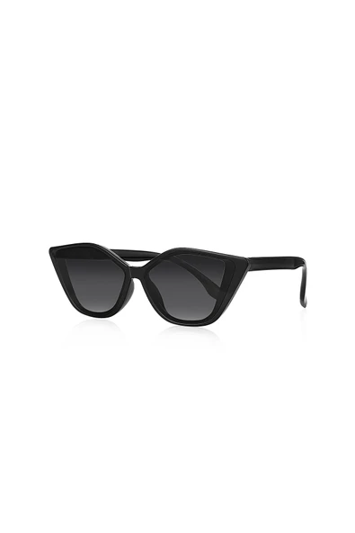 Unisex Güneş Gözlüğü Siyah Parlak 1027 ürün görseli 1