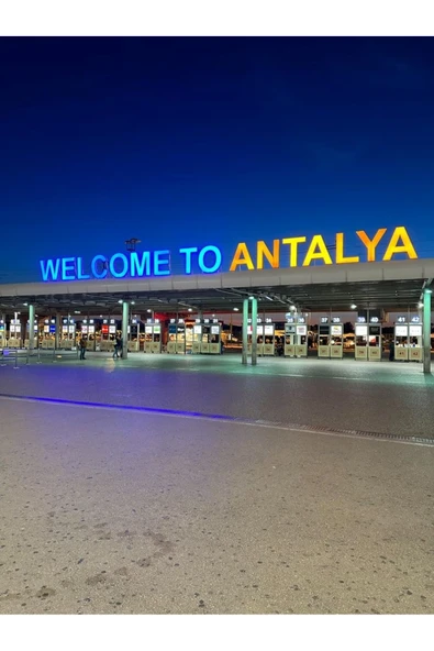 Fiery Night Antalya Manzarası A4 Fotoğraf Baskısı 2 ürün görseli 1