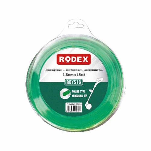 Rodex Tırpan Misinası Yeşil Yuvarlak 1.6MMX15M ürün görseli 1