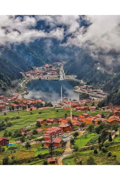 Fiery Night Trabzon Manzarası A4 Fotoğraf Baskısı 9 ürün görseli 1