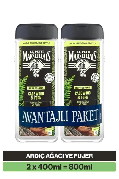 Ardıç Ağacı ve Füjer Men Duş Jeli 400 ml x2 ürün görseli 1