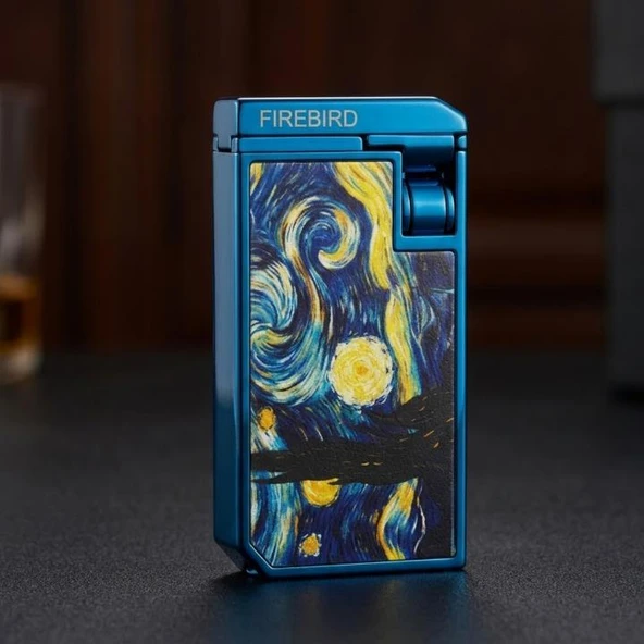 Firebird Çift Torch Pürmüz Buz Mavisi Puro Çakmağı ürün görseli 1