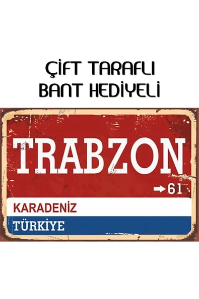 Organik Yolda Trabzon Şehir Posteri, (Fotoğraf Kağıdı Baskısıdır) Tüm Zeminlere Yapışır, Kaliteli Basım 15 X 21 Cm. ürün görseli 1