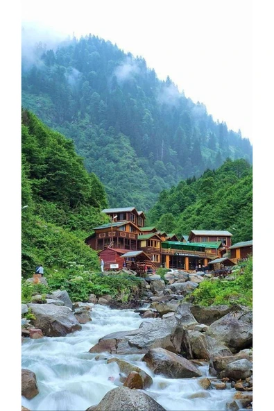 Fiery Night Trabzon Manzarası A4 Fotoğraf Baskısı 10 ürün görseli 1