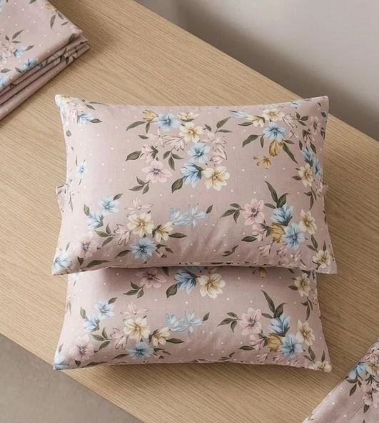 Pamuklu Fermuarlı 2 Adet Yastık Kılıfı 50x70 CM ürün görseli 1