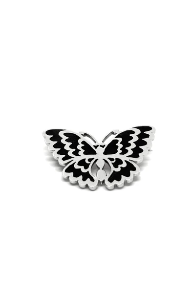 Gümüş Kelebek Broş-Kanatların Işıltısı Koleksiyonu ürün görseli 1