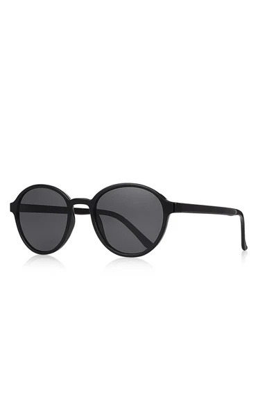 Vintage Unisex Güneş Gözlüğü Siyah Parlak 1036 ürün görseli 1