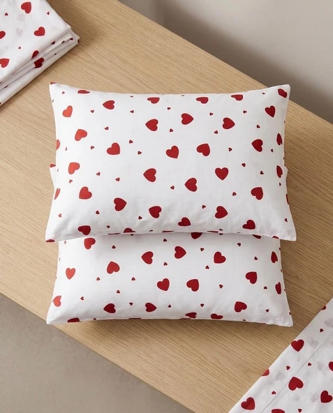 Pamuklu Fermuarlı 2 Adet Yastık Kılıfı 50x70 CM ürün görseli 1