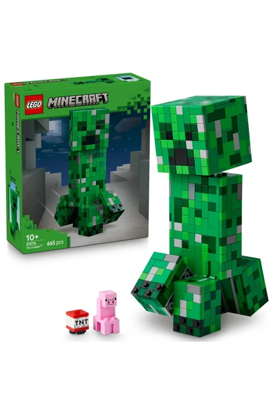 LEGO ® Minecraft® Creeper™ 21276 - 10+ Çocuklar için Yaratıcı Oyuncak Yapım Seti (665P) ürün görseli 1