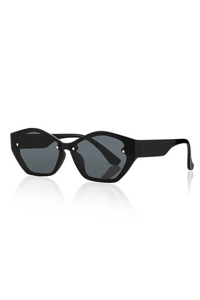 Uv400 Korumalı Unisex Güneş Gözlüğü Siyah Parlak Model: 1065 ürün görseli 1
