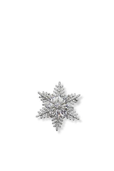 Taşlı Kartanesi Gümüş Broş (Ortası Dönen) – 3x3 cm ürün görseli 1