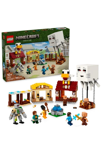 LEGO ® Minecraft® Hortlak Balon Köy Saldırısı 21273 - 10+ Yaratıcı Oyuncak Yapım Seti (555Parça) ürün görseli 1