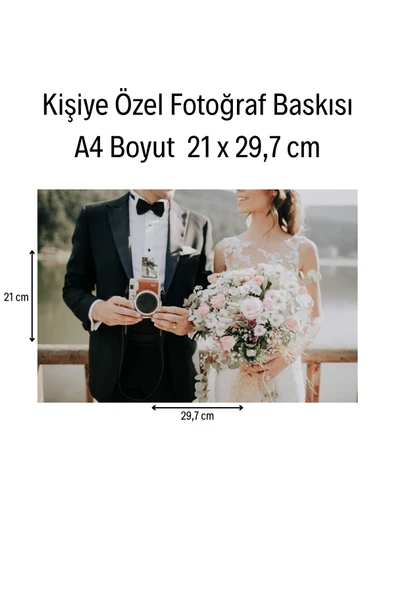 Organik Yolda Kişiye Özel Fotoğraf Baskısı, A4 Boyut, 21,0 X 29,7 Cm ürün görseli 1