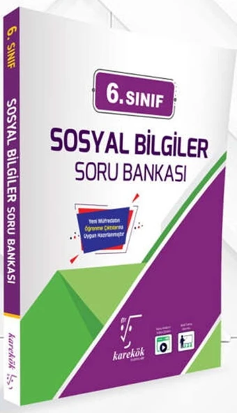 6.Sınıf Sosyal Bilgiler Soru Bankası Karekök Yayınları ürün görseli 1