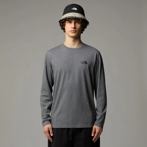 The North Face M L/S SIMPLE DOME Erkek T-Shirt NF0A87QNDYY1 ürün görseli 1