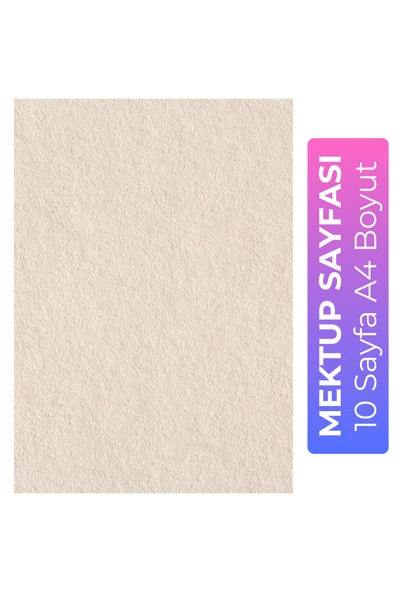 Organik Yolda 10 Sayfa Mektup Kağıdı A4 Boyut m12 ürün görseli 1