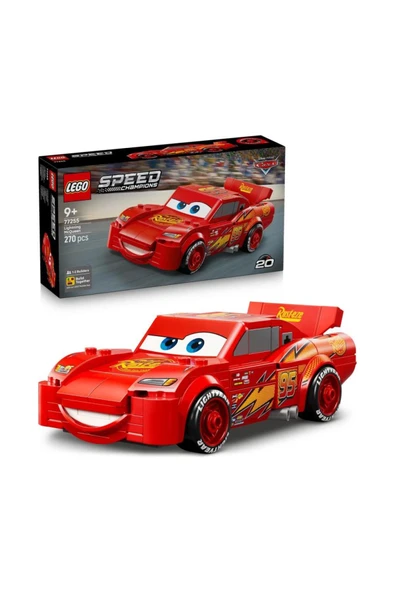 LEGO ® Speed Champions | Şimşek McQueen 77255 – 9+ Yaratıcı Oyuncak Yapım Seti (270 Parça) ürün görseli 1