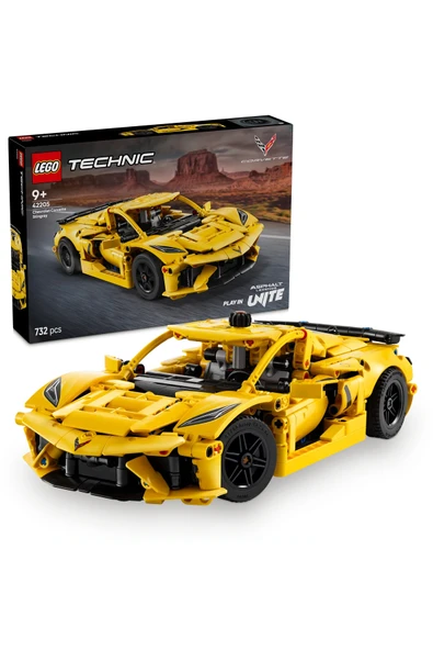 LEGO ® Technic Chevrolet Corvette Stingray 42205 - 9+ Çocuklar için Oyuncak Yapım Seti (732P) ürün görseli 1