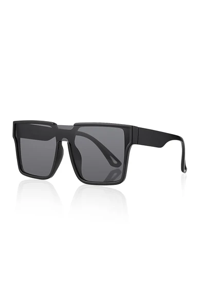 Uv400 Korumalı Unisex Güneş Gözlüğü Siyah Model 1075 ürün görseli 1