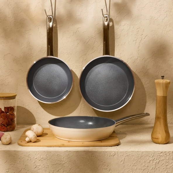 Kitchen Toscana Chef 3 Parça Seramik Tava Seti ürün görseli 1