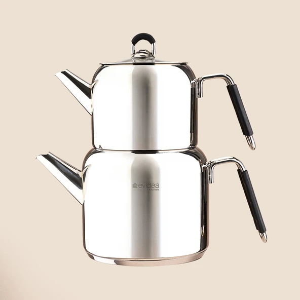 Kitchen Vetra Çaydanlık - Gri - 2,45 lt + 1,35 lt ürün görseli 1