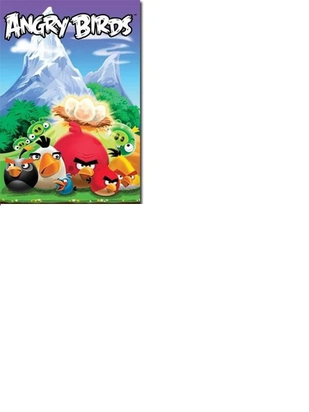 PASTA iÇiN  RESiM BASKISI Angry bird  YENEBİLİR A 4 PASTA BASKISI ürün görseli 1