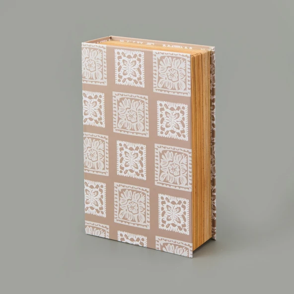 Deco La Vie Boheme Dekoratif Kutu - Bej - 19,5x12x5 cm ürün görseli 1