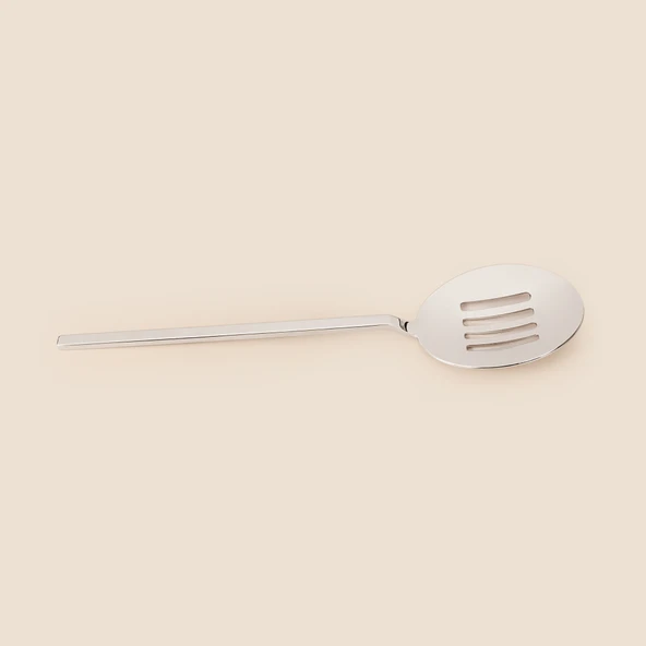 Elif Servis Kevgiri - Platin - 23 cm - Resim 2