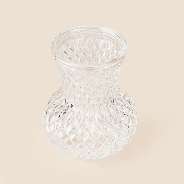 Deco Kafes Mini Vazo - Şeffaf - Resim 2