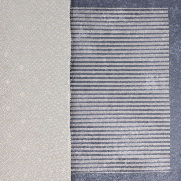 Soft Basic Banyo Paspası - Krem / Gri - 50x80 cm - Resim 3