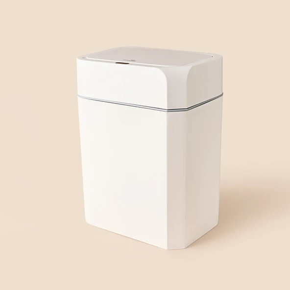 Sensörlü Çöp Kovası - Beyaz - 12 lt - Resim 2
