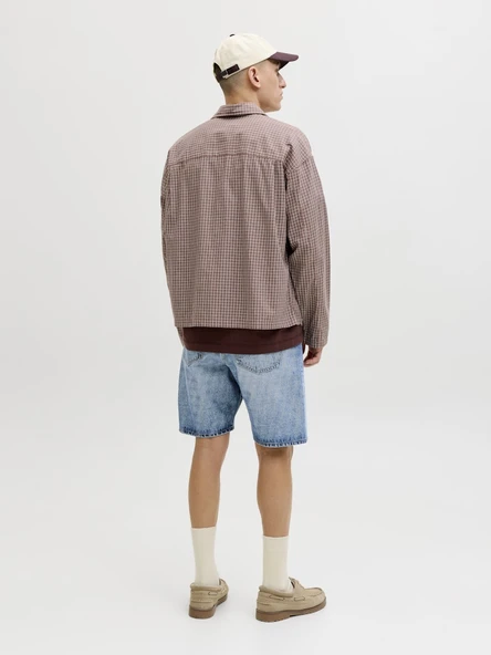 JACK JONES Erkek Kot Şort 12290841 - Resim 3