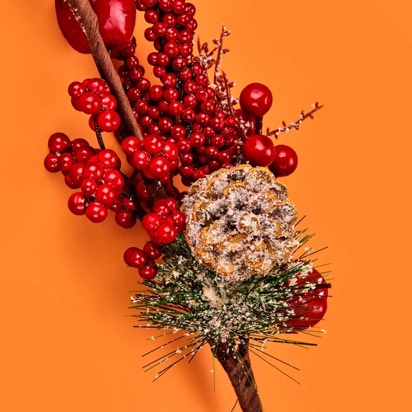Kokina Dal Çiçek - Asorti - 55 cm - Resim 3