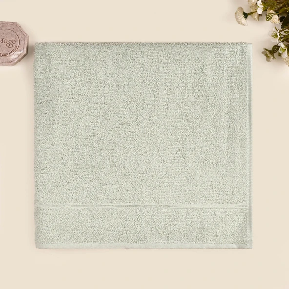 Mave Banyo Havlusu - Yeşil - 70x140 cm ürün görseli 1