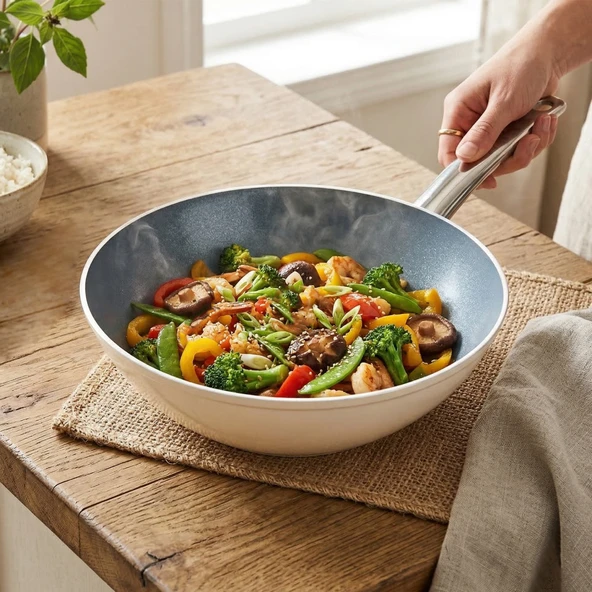 Kitchen Toscana Chef Wok Tava - 28 cm ürün görseli 1
