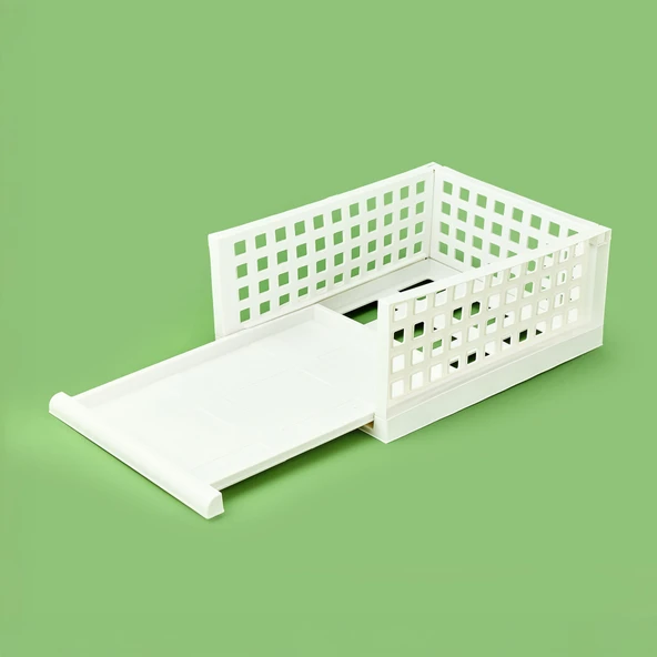 Maxi Tekli Set Akıllı Raf - Beyaz - 34x45x18 cm - Resim 2