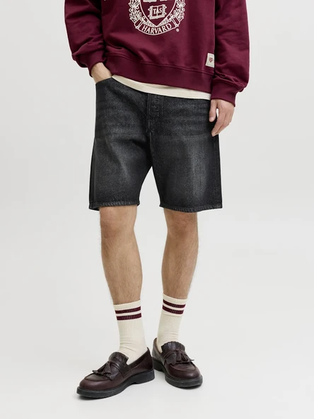 JACK JONES Erkek Kot Şort 12290841 - Resim 3