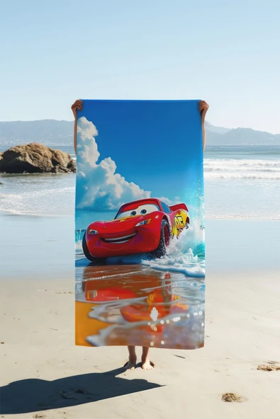 Dijital Baskı Plaj Deniz Havlusu 80 X 160 cm Peştamal HVL0246 RENKLİ 80 X 160 ürün görseli 1