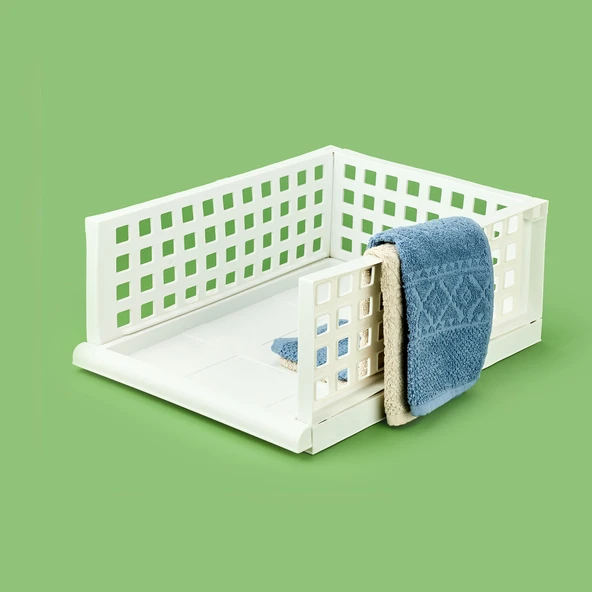 Maxi Tekli Set Akıllı Raf - Beyaz - 34x45x18 cm - Resim 3