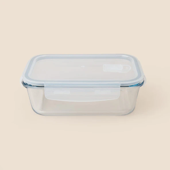 Kitchen Olea Cam Saklama Kabı - Şeffaf - 1040 ml ürün görseli 1
