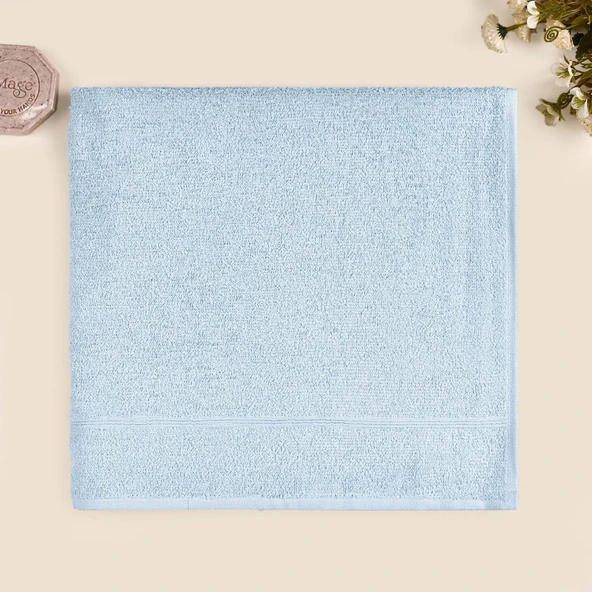 Mave Banyo Havlusu - Mavi - 70x140 cm ürün görseli 1
