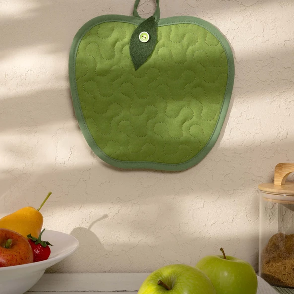 Soft Apple Tutaç - Yeşil - 21x18 cm ürün görseli 1