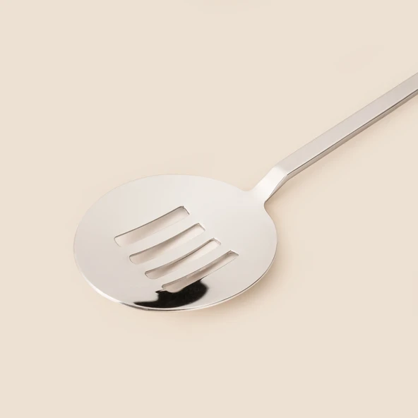 Elif Servis Kevgiri - Platin - 23 cm - Resim 3