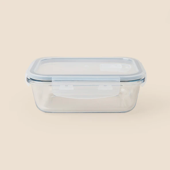 Kitchen Olea Cam Saklama Kabı - Şeffaf - 640 ml ürün görseli 1