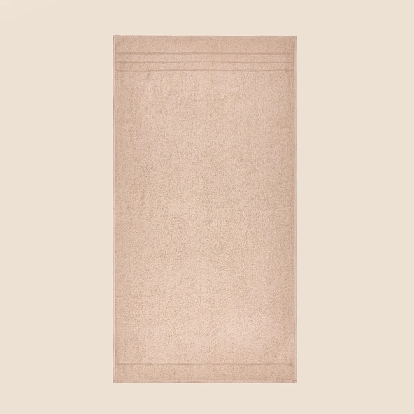 Mave Banyo Havlusu - Bej - 70x140 cm - Resim 2