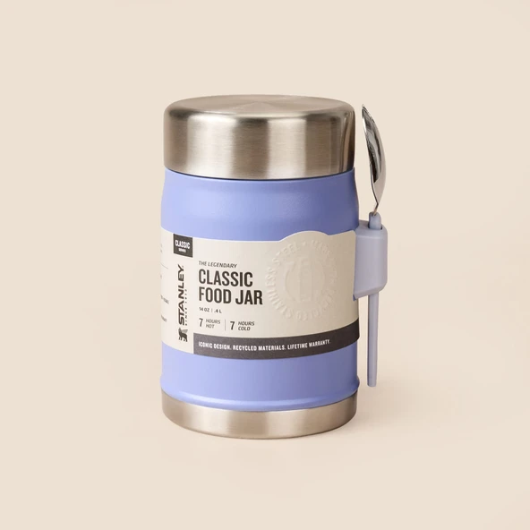 Termos The Legendary Food Jar + Spork Hydrangea - 400 ml ürün görseli 1