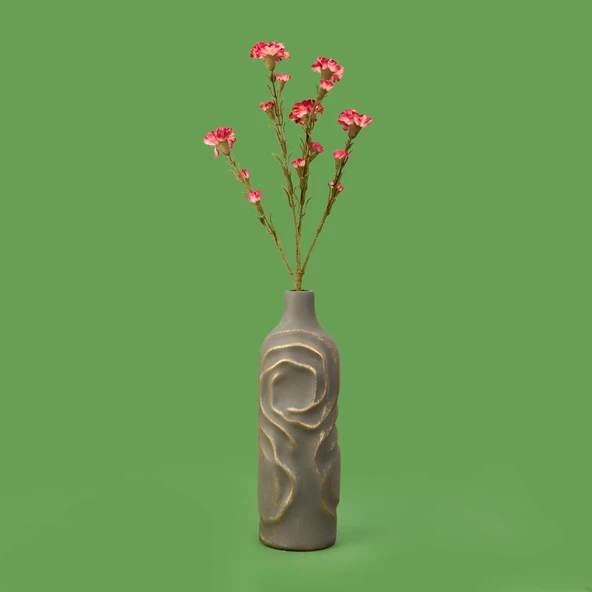 Deco Kranfil Dal Çiçek - Kırmızı - 68 cm ürün görseli 1