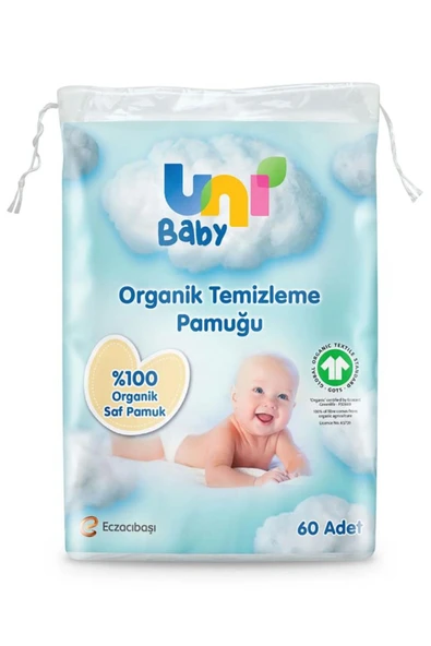 Bebek Temizleme Pamuğu 60 Adet - Standart Standart ürün görseli 1